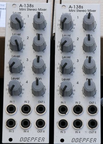 Doepfer-Two A-138s Mini Stereo Mixers